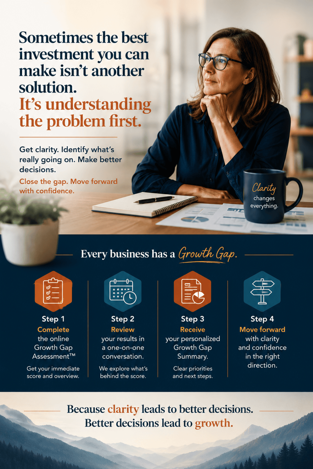 business owner contemplating growth issues